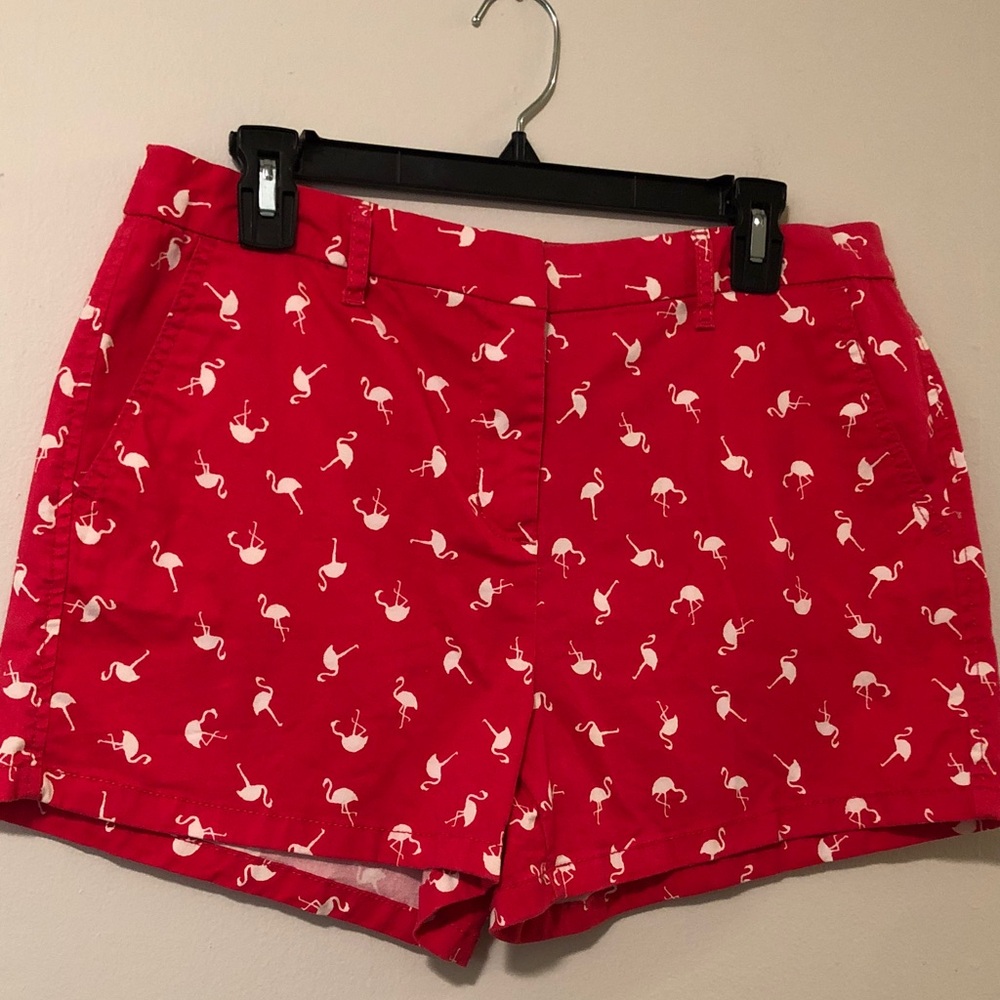 Pink Flamingo women’s shorts.